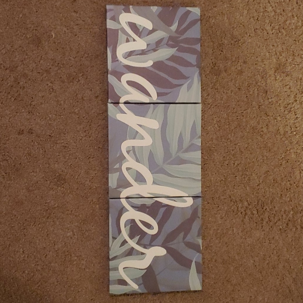 3 pc. Wander wall art